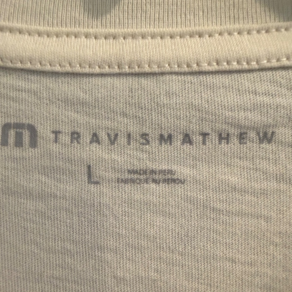 Travis Matthew Tee Shirt Large Washed Finish - Picture 5 of 6